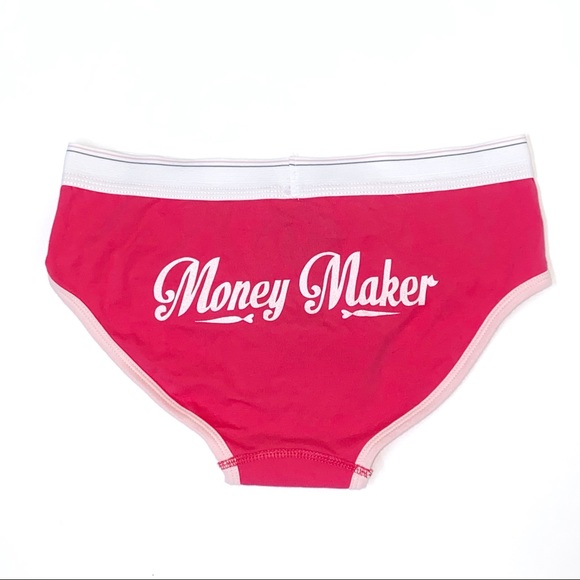 Other - MONEY MAKER butt writing hot pink boy brief cheeky underwear panties
